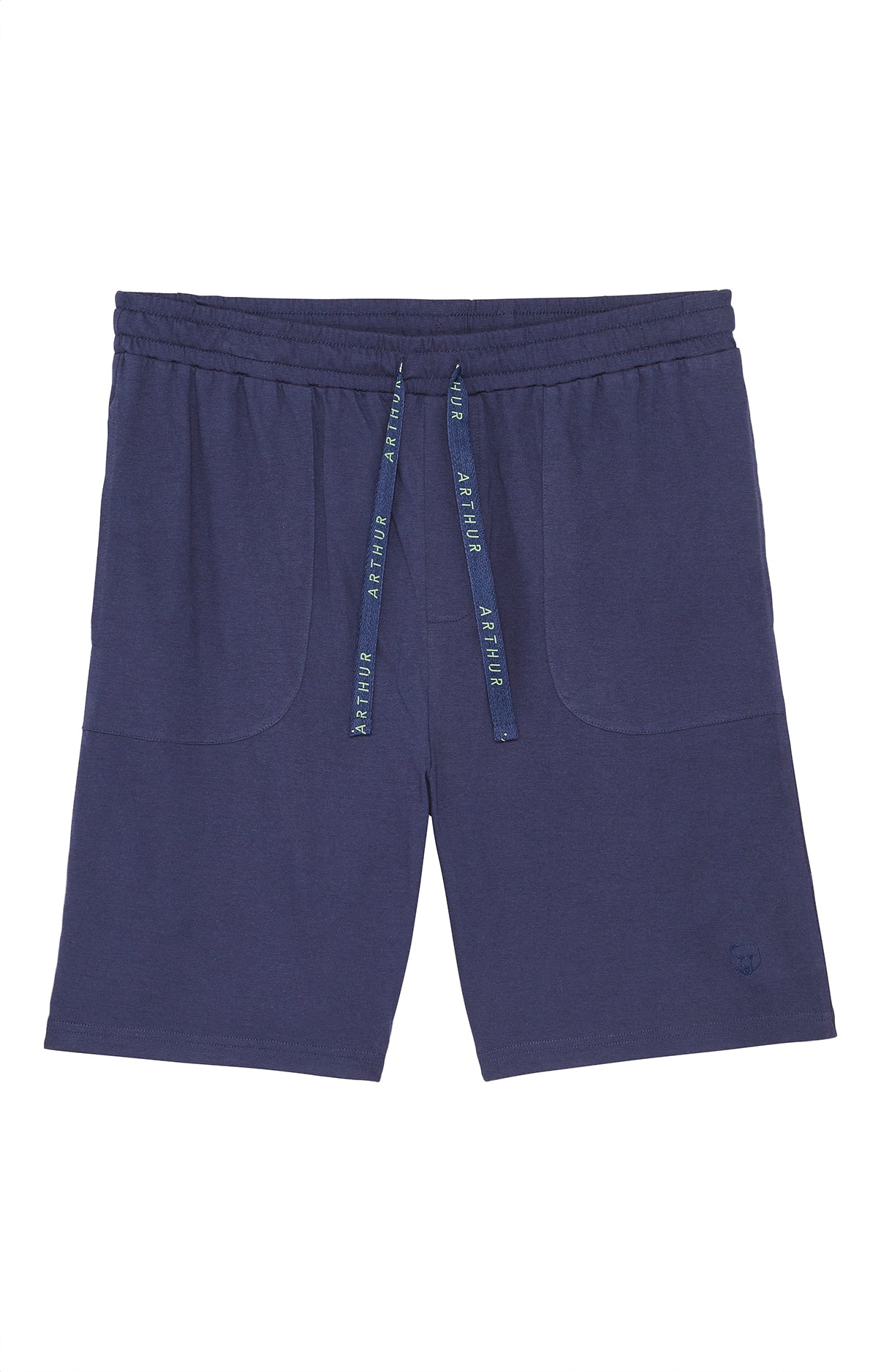 arthur-bob-short-pyjama-homme-marine-coton-bio image 3