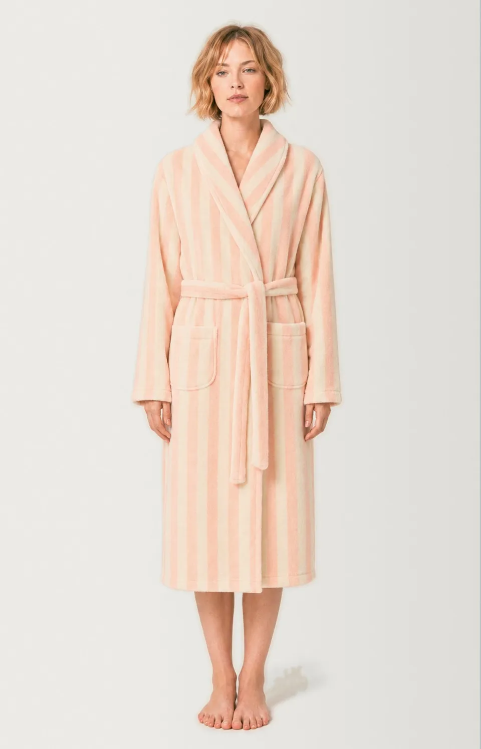 arthur-bob-rosalie-robe-de-chambre-femme-rose-polaire image 1
