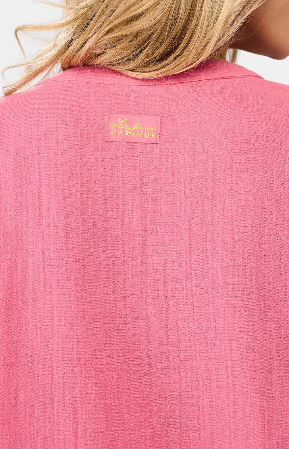 arthur-bob-pyjacorsaire-femme-gaze-coton-corail image 6