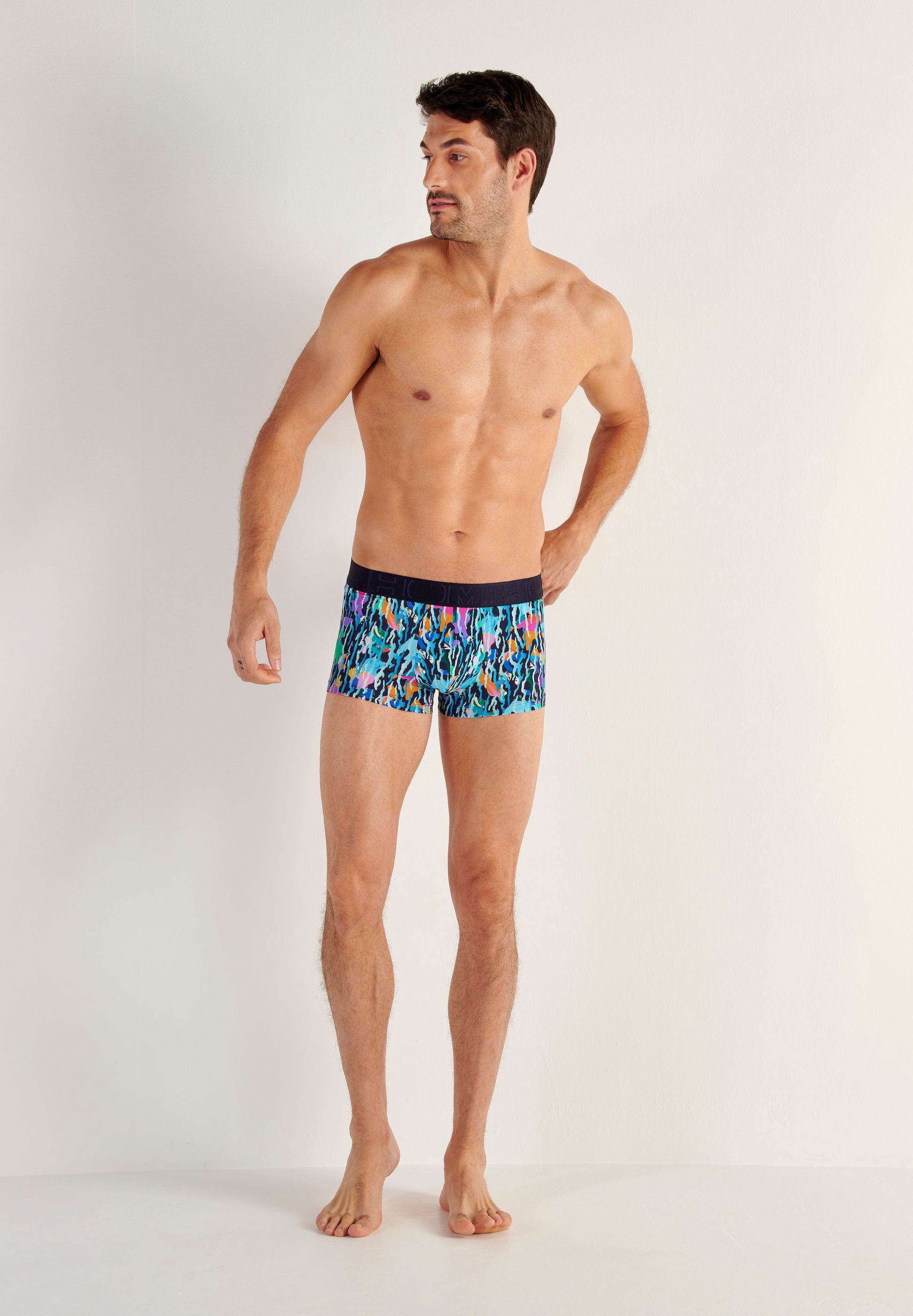 hom-funky-styles-trunk-boxer-homme-bleu-marine-imprim image 4