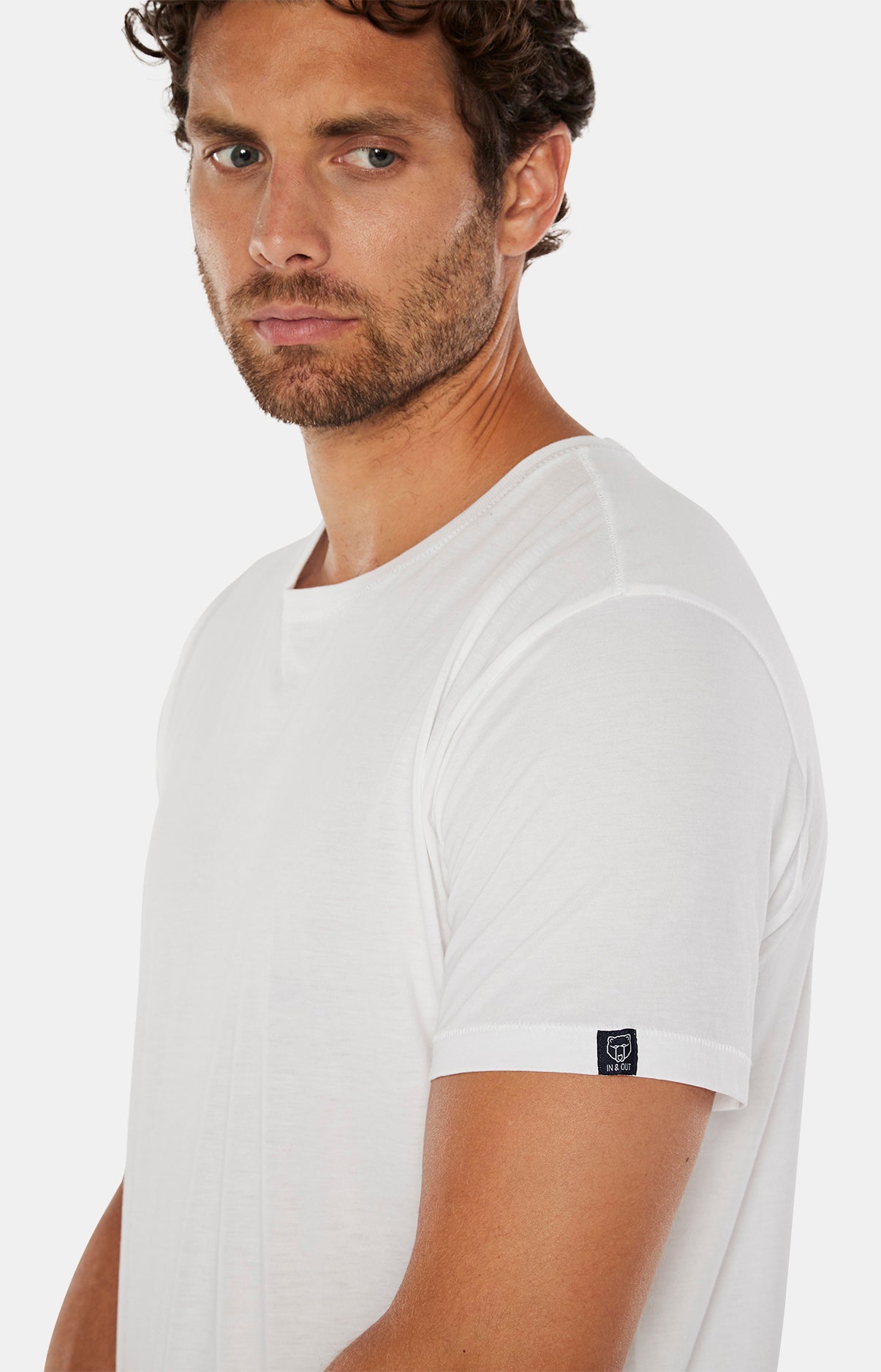 arthur-bob-tee-shirt-coton-pima-blanc-homme image 5