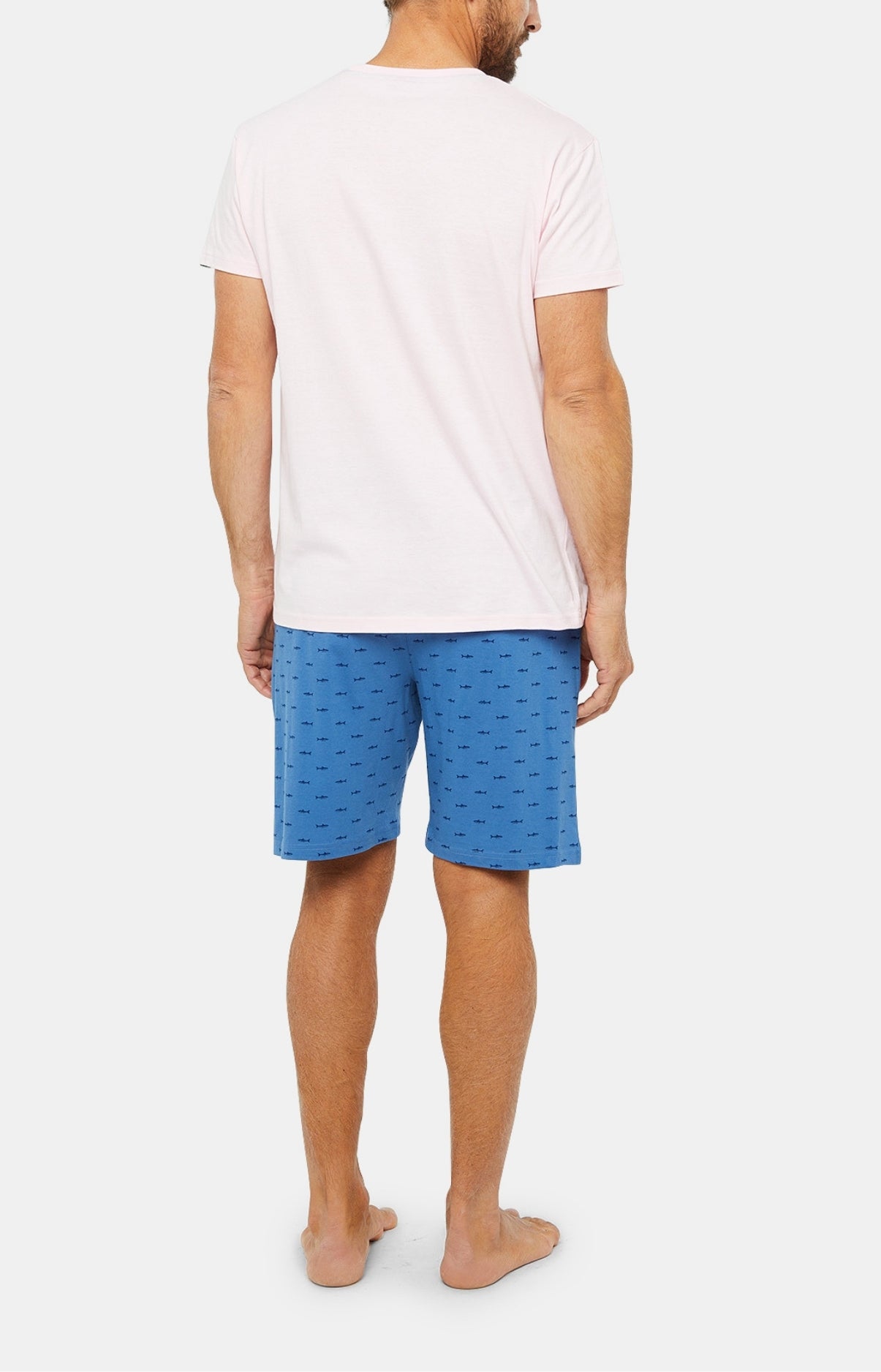 arthur-bob-pyjashort-requin-pyjama-homme-denim-coton-bio image 4