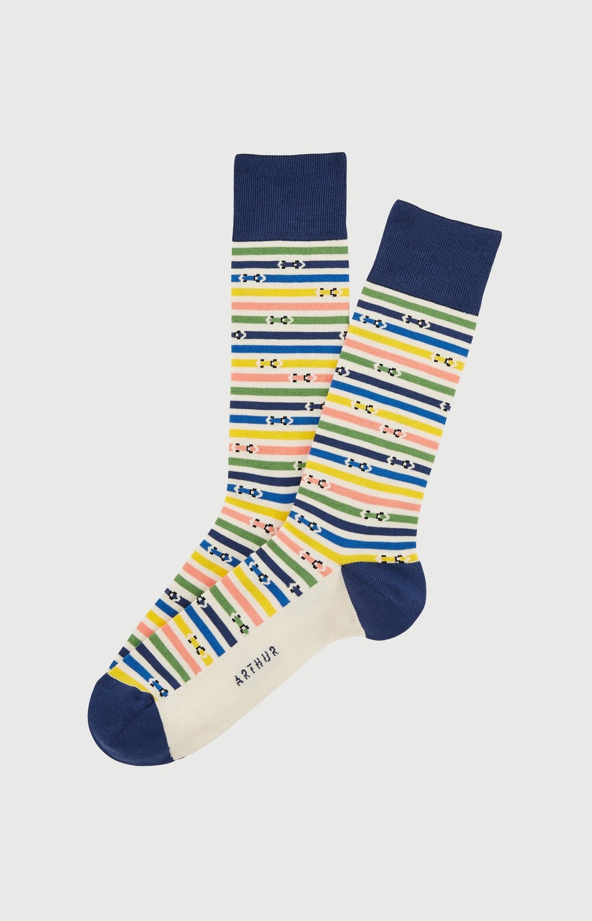 arthur-bob-chaussettes-coton-bolide-multicolore-40-46 image 1