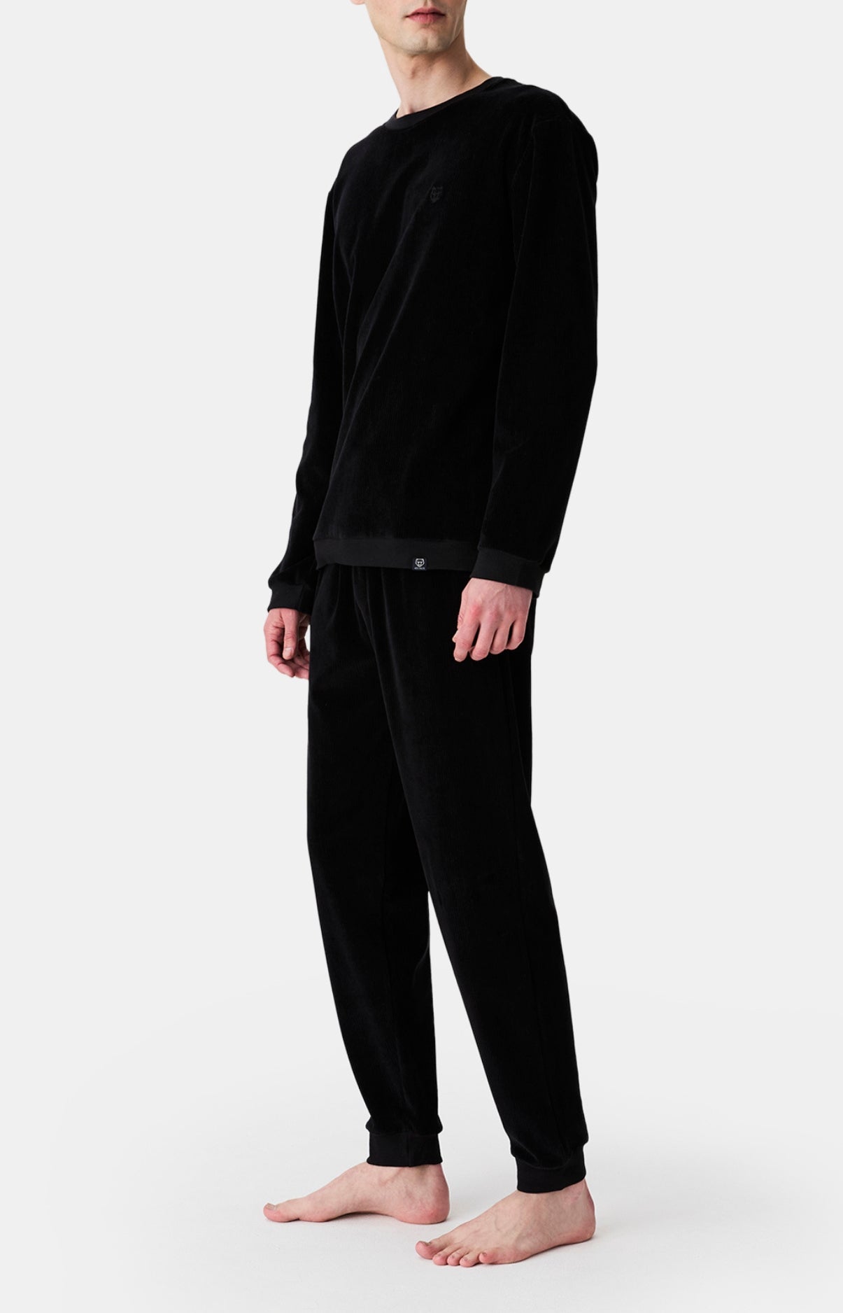 arthur-bob-t-nor-pyjama-velours-noir-coton-bio image 5