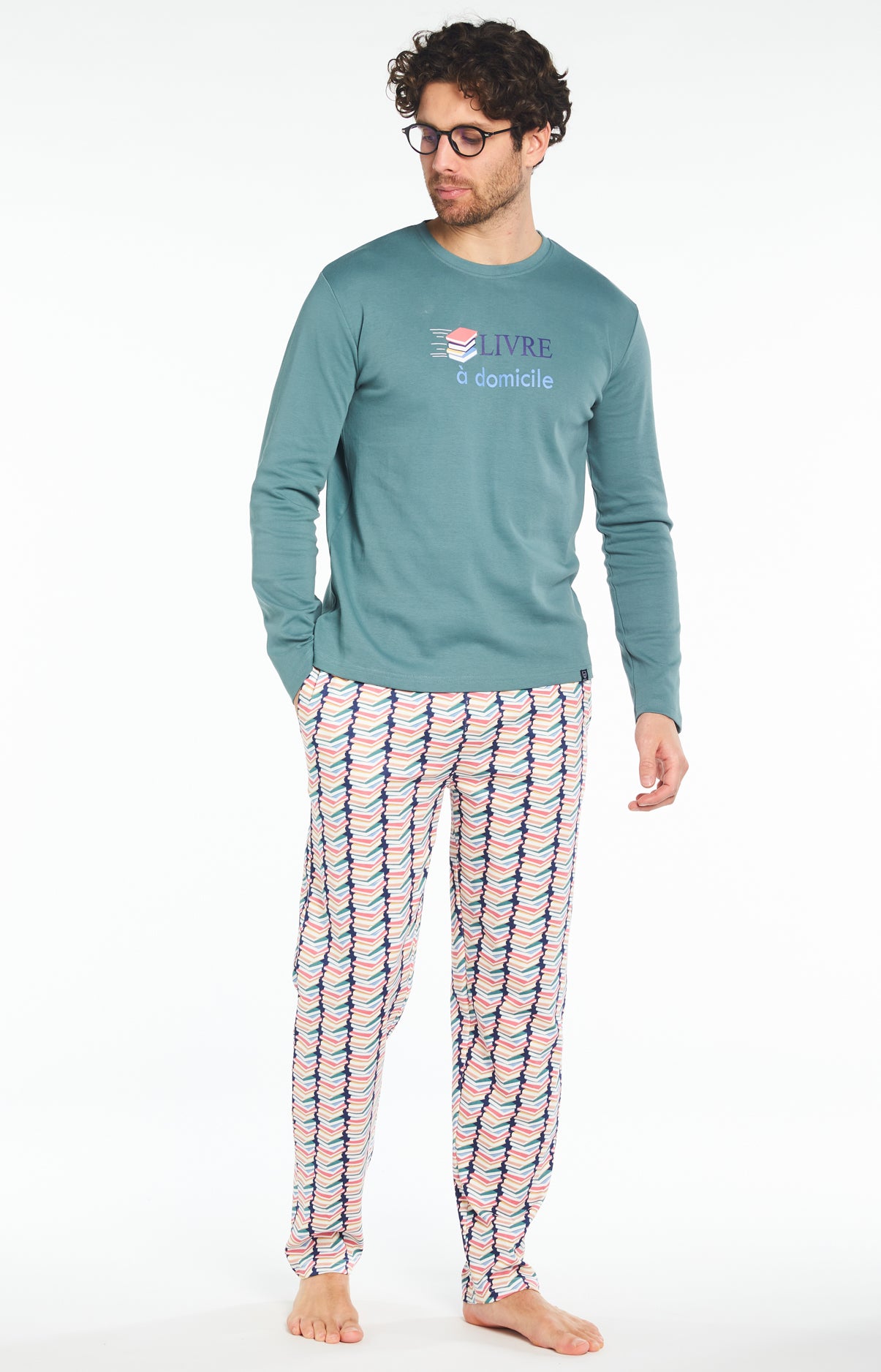 arthur-bob-pyjama-livre-domicile-coton-bio-homme image 1
