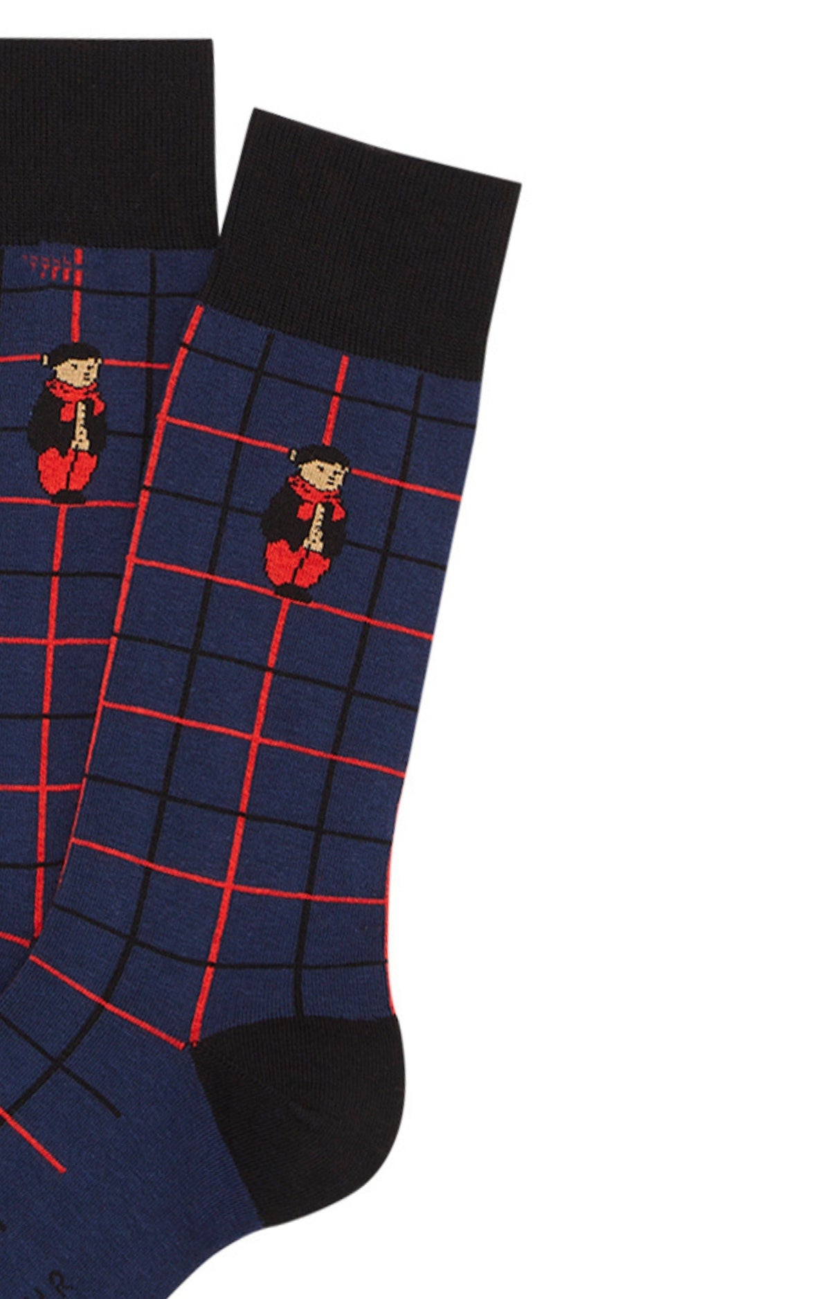 arthur-bob-oliver-marine-chaussettes-homme-marine-coton image 2