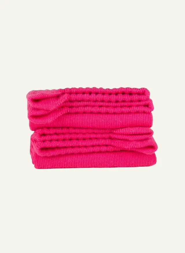 archiduchesse-socquette-rose-framboise-socquettes-rose-coton image 1