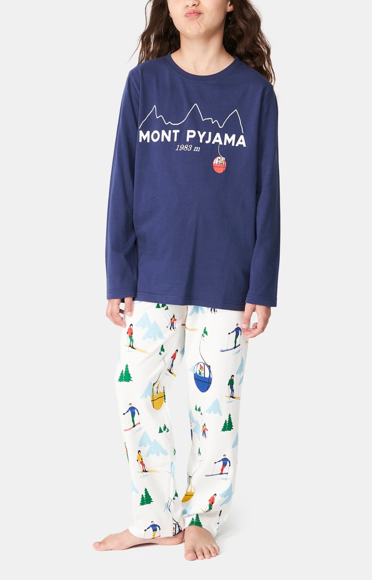 arthur-bob-pyjama-enfant-mont-pyjama-blanc-coton image 4